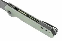 Kansept Bulldozer T1028A2 Blackwashed, Jade G10 Navaja, Diseño Kim Ning -KNIVESANDTOOLS Ventas KST1028A2 07 kansept