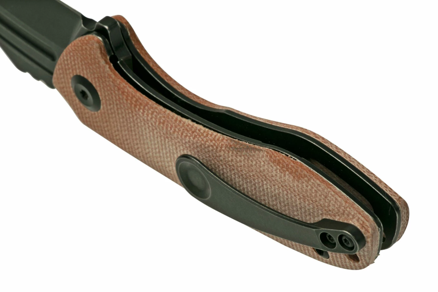 Kansept KTC3, T1031B2 Black, Brown Micarta Navaja, Diseño Justin Koch 6 Kansept KTC3, T1031B2 Black, Brown Micarta Navaja, Diseño Justin Koch - Imagen 4