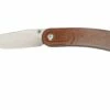 Kansept Reverie T2025A6 Stonewashed, Brown Micarta Navaja, Diseño Justin Lundquist