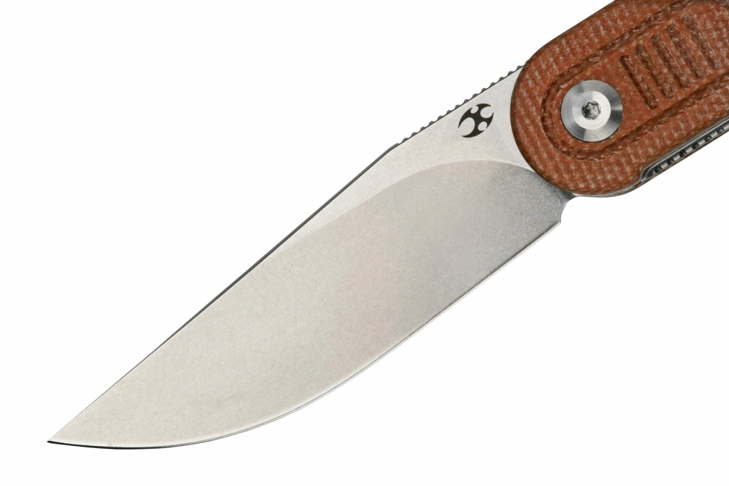 Kansept Reverie T2025A6 Stonewashed, Brown Micarta Navaja, Diseño Justin Lundquist 5 Kansept Reverie T2025A6 Stonewashed, Brown Micarta Navaja, Diseño Justin Lundquist - Imagen 3