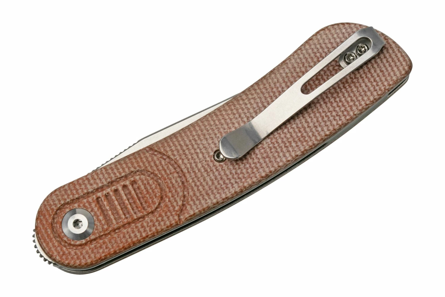 Kansept Reverie T2025A6 Stonewashed, Brown Micarta Navaja, Diseño Justin Lundquist 6 Kansept Reverie T2025A6 Stonewashed, Brown Micarta Navaja, Diseño Justin Lundquist - Imagen 4