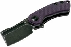Kansept Mini Korvid T3030A3 Blackwashed, Purple G10 Navaja, Justin Koch Design -KNIVESANDTOOLS Ventas KST3030A3 03 kansept