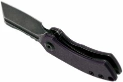 Kansept Mini Korvid T3030A3 Blackwashed, Purple G10 Navaja, Justin Koch Design -KNIVESANDTOOLS Ventas KST3030A3 05 kansept