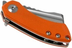 Kansept Mini Korvid T3030A6 Satin, Orange G10 Navaja, Justin Koch Design -KNIVESANDTOOLS Ventas KST3030A6 04 kansept