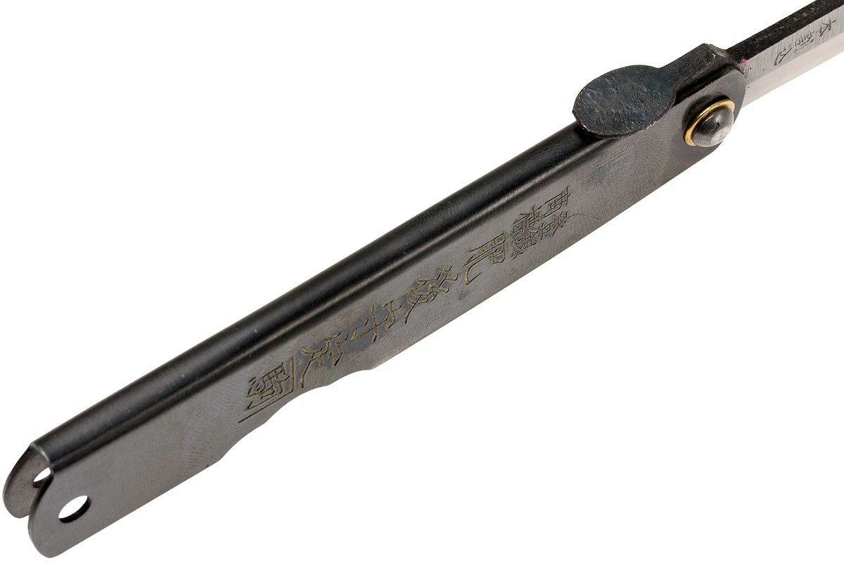 Higonokami Navaja 7,4 Cm KT-HIGO07BL, SK-acero Al Carbono, Negro 8 Higonokami Navaja 7,4 Cm KT-HIGO07BL, SK-acero Al Carbono, Negro - Imagen 6