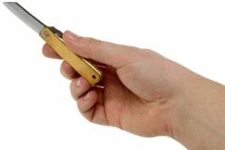 Higonokami Navaja 5 Cm HIGO75BRS, SK-acero Al Carbono, Latón -KNIVESANDTOOLS Ventas KT HIGO75BRS 08 higonokami