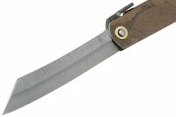 Higonokami Navaja 7,3 Cm HIGOC2, Blue Paper Steel, Brown Black Glitter -KNIVESANDTOOLS Ventas KT HIGOC2 03 higonokami