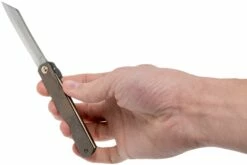 Higonokami Navaja 7,3 Cm HIGOC2, Blue Paper Steel, Brown Black Glitter -KNIVESANDTOOLS Ventas KT HIGOC2 07 higonokami