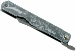 Higonokami Navaja 7,3 Cm HIGOC3B, Blue Paper Steel, Grey Black Glitter -KNIVESANDTOOLS Ventas KT HIGOC3B 04 higonokami