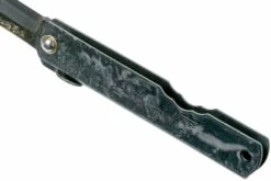 Higonokami Navaja 7,3 Cm HIGOC3B, Blue Paper Steel, Grey Black Glitter -KNIVESANDTOOLS Ventas KT HIGOC3B 05 higonokami