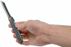 Higonokami Navaja 7,3 Cm HIGOC3B, Blue Paper Steel, Grey Black Glitter -KNIVESANDTOOLS Ventas KT HIGOC3B 07 higonokami