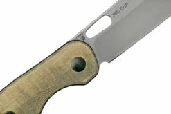 Kizer Vanguard HIC-CUP V3606C1, Button Lock Green Micarta Navaja, Diseño Azo -KNIVESANDTOOLS Ventas KZV3606C1 05 kizer