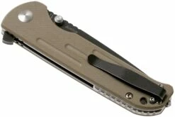 Kizer Vanguard Justice Tan V4543N2 Navaja, Nhut Huynh Y Azo Design -KNIVESANDTOOLS Ventas KZV4543N2 04 kizer