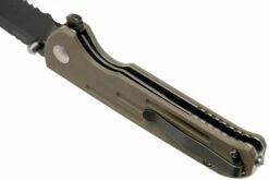 Kizer Vanguard Justice Tan V4543N2 Navaja, Nhut Huynh Y Azo Design -KNIVESANDTOOLS Ventas KZV4543N2 05 kizer