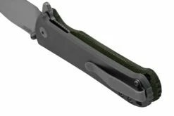 Kizer Coniferous V V4609C1, Titanium And Black Micarta, Stonewash, Navaja, Diseño De Justin Gingrich -KNIVESANDTOOLS Ventas KZV4609C1 04 kizer