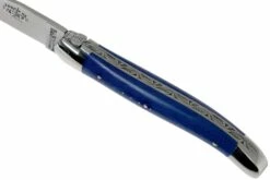 Forge Laguiole 1211INTCBLEB 11cm, Azul Micarta, Navaja Laguiole -KNIVESANDTOOLS Ventas LA1211INTCBLEB 07 forge de laguiole