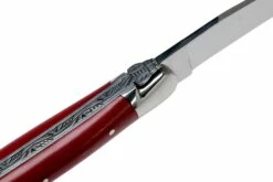 Forge Laguiole 1211INTCROUB 11cm, Rojo Micarta, Navaja Laguiole -KNIVESANDTOOLS Ventas LA1211INTCROUB 06 forge de laguiole