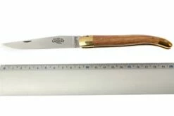 Forge Laguiole 1211OL, Madera De Olivo -KNIVESANDTOOLS Ventas LA1211OL 05 forge de laguiole vouwmes la1211ol d5