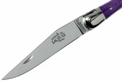 Forge Laguiole 129INTCVIOBRI 9cm, Violet Micarta, Navaja Laguiole -KNIVESANDTOOLS Ventas LA129INTCVIOBRI 03 forge de laguiole