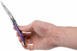 Forge Laguiole 129INTCVIOBRI 9cm, Violet Micarta, Navaja Laguiole -KNIVESANDTOOLS Ventas LA129INTCVIOBRI 08 forge de laguiole