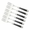 Forge De Laguiole FE62MINEB Juego De 6 Tenedores De Mesa, Mate, ébano -KNIVESANDTOOLS Ventas LAFE62MINEB 01 forgedelagiuole