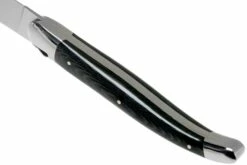 Forge De Laguiole T22MINTCNOI Negro Micarta Juego De Cuchillos Para Carne Pulidos De 2 Piezas -KNIVESANDTOOLS Ventas LAT22MINTCNOI 04 forge de laguiole