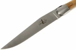 Forge Laguiole, T62MINOL, Madera De Olivo -KNIVESANDTOOLS Ventas LAT62MINOL 05 forge de laguiole messenset t62minol d5