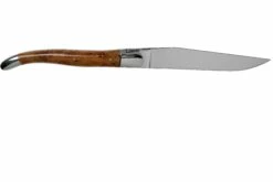 Forge De Laguiole T62MINTHBRI Juego De 6 Cuchillos Para Carne Pulidos En Madera De Thuya -KNIVESANDTOOLS Ventas LAT62MINTHBRI 02 forge de laguiole