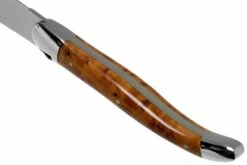 Forge De Laguiole T62MINTHBRI Juego De 6 Cuchillos Para Carne Pulidos En Madera De Thuya -KNIVESANDTOOLS Ventas LAT62MINTHBRI 04 forge de laguiole