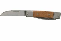 LionSteel BestMan BM13 CVN Natural Canvas Micarta Navaja Slipjoint -KNIVESANDTOOLS Ventas LI BM13 CVN 03 lionsteel