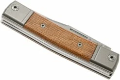 LionSteel BestMan BM13 CVN Natural Canvas Micarta Navaja Slipjoint -KNIVESANDTOOLS Ventas LI BM13 CVN 05 lionsteel