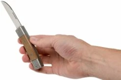 LionSteel BestMan BM13 CVN Natural Canvas Micarta Navaja Slipjoint -KNIVESANDTOOLS Ventas LI BM13 CVN 06 lionsteel