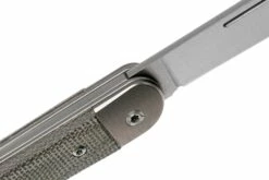 LionSteel Jack 1 Green Canvas Micarta JK1 CVG Navaja -KNIVESANDTOOLS Ventas LI JK1 CVG 06 lionsteel