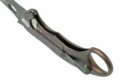 LionSteel L.E.One LE1-A-EB MagnaCut, Black, Earth Brown Aluminium, Navaja Karambit -KNIVESANDTOOLS Ventas LI LE1 A EB 06 lionsteel