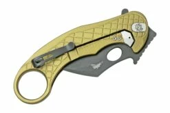 LionSteel L.E.One LE1-A-GB MagnaCut, Black, Green Aluminium, Navaja Karambit -KNIVESANDTOOLS Ventas LI LE1 A GB 05 lionsteel