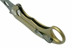 LionSteel L.E.One LE1-A-GB MagnaCut, Black, Green Aluminium, Navaja Karambit -KNIVESANDTOOLS Ventas LI LE1 A GB 06 lionsteel