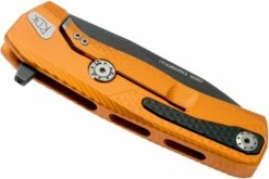 LionSteel ROK Black Orange Aluminio ROK A OB Navaja -KNIVESANDTOOLS Ventas LI ROK A OB 04 lionsteel rok