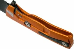LionSteel ROK Black Orange Aluminio ROK A OB Navaja -KNIVESANDTOOLS Ventas LI ROK A OB 06 lionsteel rok