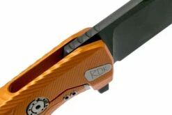 LionSteel ROK Black Orange Aluminio ROK A OB Navaja -KNIVESANDTOOLS Ventas LI ROK A OB 07 lionsteel rok