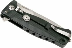 LionSteel SR11 Aluminum Black, Satin Blade, SR11 A BS Navaja -KNIVESANDTOOLS Ventas LI SR11A BS 04 lionsteel li sr11a bs 04