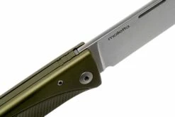 LionSteel Thrill Green Aluminum Integral Navaja Slipjoint -KNIVESANDTOOLS Ventas LI TL A GS 07 lionsteel