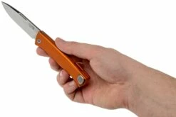LionSteel Thrill Orange Aluminum Integral Navaja Slipjoint -KNIVESANDTOOLS Ventas LI TL A OS 09 lionsteel