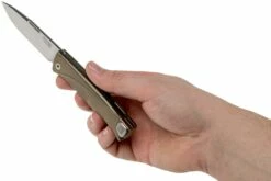 LionSteel Thrill Bronze Titanium Integral Navaja Slipjoint -KNIVESANDTOOLS Ventas LI TL BR 09 lionsteel