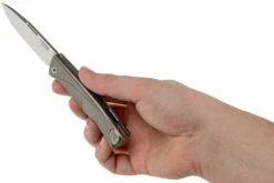 LionSteel Thrill Grey Titanium Integral Navaja Slipjoint -KNIVESANDTOOLS Ventas LI TL GY 09 lionsteel