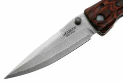 Mcusta MC-0183D Sengoku Tokugawa Ieyasu, Red Pakkawood Handle, Cuchillo De Caballero -KNIVESANDTOOLS Ventas MC 0183D 03 mcusta