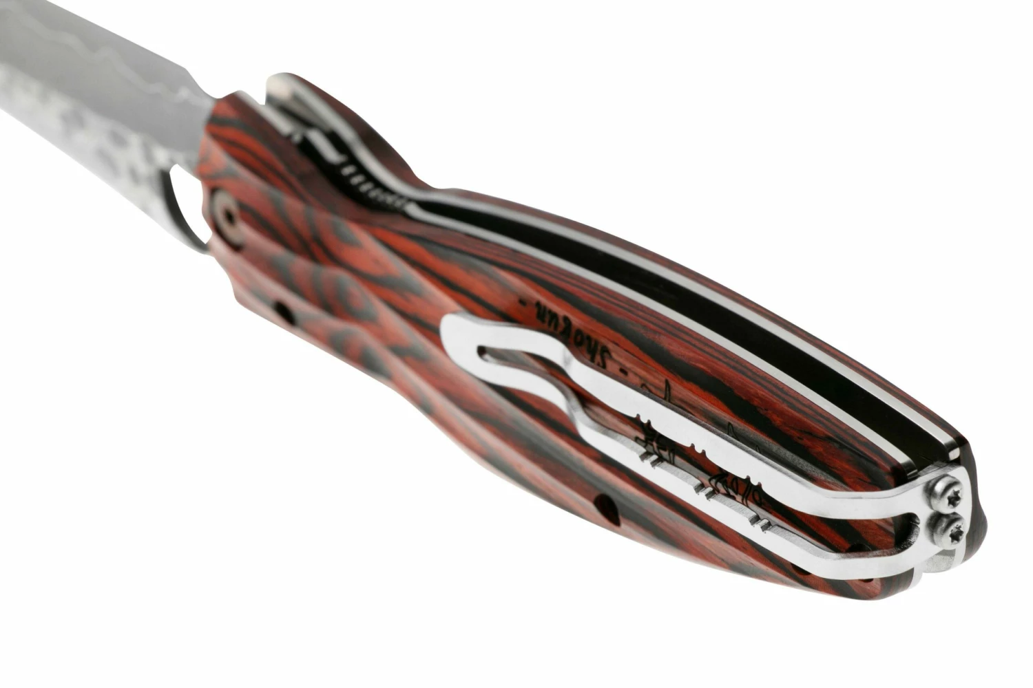 Mcusta MC-0183G Sengoku Tokugawa Leyasu SPG2, Red Pakkawood, Cuchillo De Caballero 6 Mcusta MC-0183G Sengoku Tokugawa Leyasu SPG2, Red Pakkawood, Cuchillo De Caballero - Imagen 4