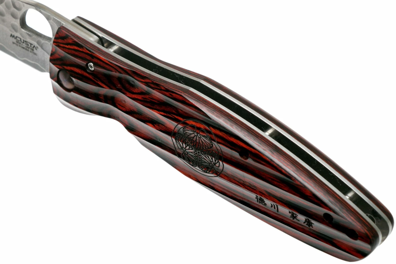 Mcusta MC-0183G Sengoku Tokugawa Leyasu SPG2, Red Pakkawood, Cuchillo De Caballero 9 Mcusta MC-0183G Sengoku Tokugawa Leyasu SPG2, Red Pakkawood, Cuchillo De Caballero - Imagen 7