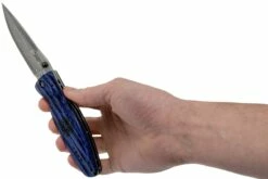 Mcusta MC-0186D Sengoku Date Masamune, Blue Pakkawood, Cuchillo De Caballero -KNIVESANDTOOLS Ventas MC 0186D 08 mcusta