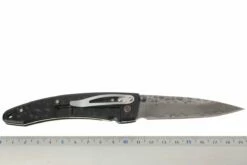 Mcusta MC-114BD Forge Shadow, Negro, Cuchillo De Caballero 13 Mcusta MC-114BD Forge Shadow, Negro, Cuchillo De Caballero -KNIVESANDTOOLS Ventas MC114BD 06 mcusta tsuchi zwart aluminium damast mc114bd d6