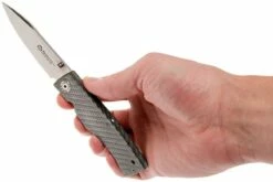 Maserin Carbon 392/CA Silver Carbonfiber Navaja -KNIVESANDTOOLS Ventas ME 392 CA 08 maserin me 392 ca 08